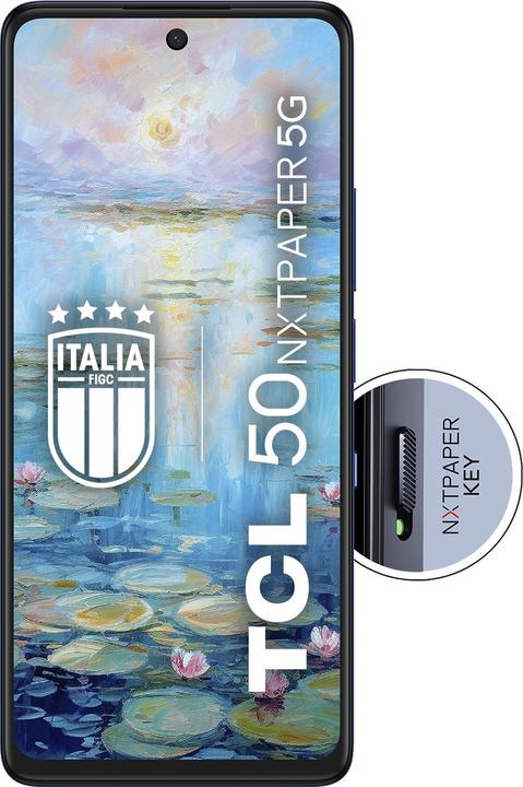 Actual product image TCL 50 Nxtpaper 5G 8Gb 256Gb 6.78" (256 GB, Midnight Blue, 266.93", Dual SIM, 5G)
