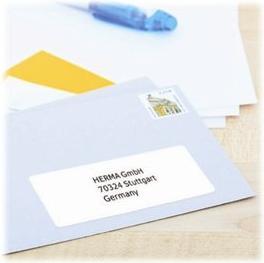 Actual product image HERMA A4 removable labels