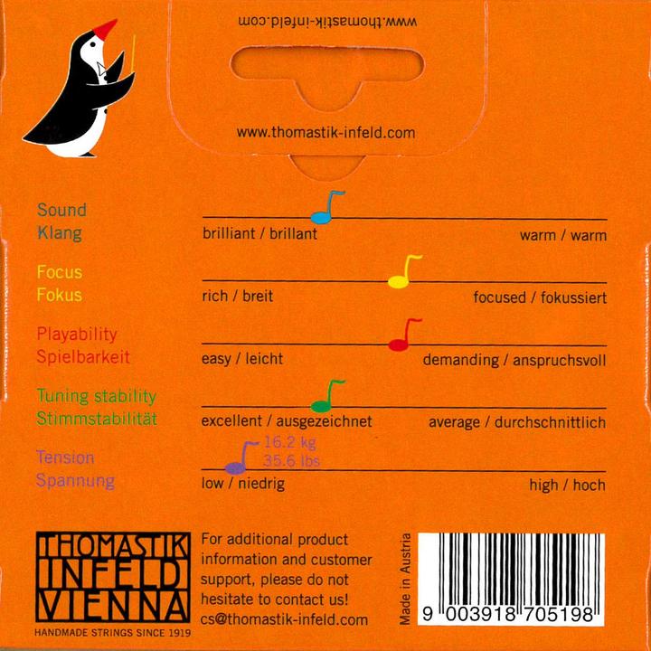 Actual product image Thomastik Alphayue Med. D 1/16 (1x, Violin)