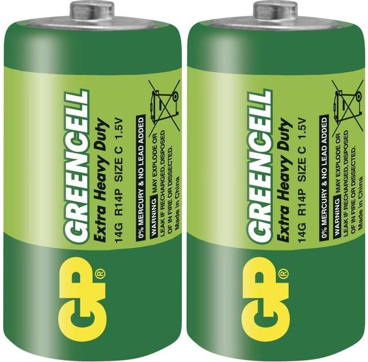 Actual product image GP Batteries ELEMENT (GP14G, R14) (2 pcs., C)