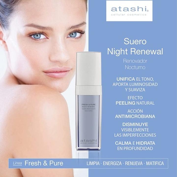 Actual product image Atashi FRESH & PURE suero night pure whale 30 ml (30 ml)