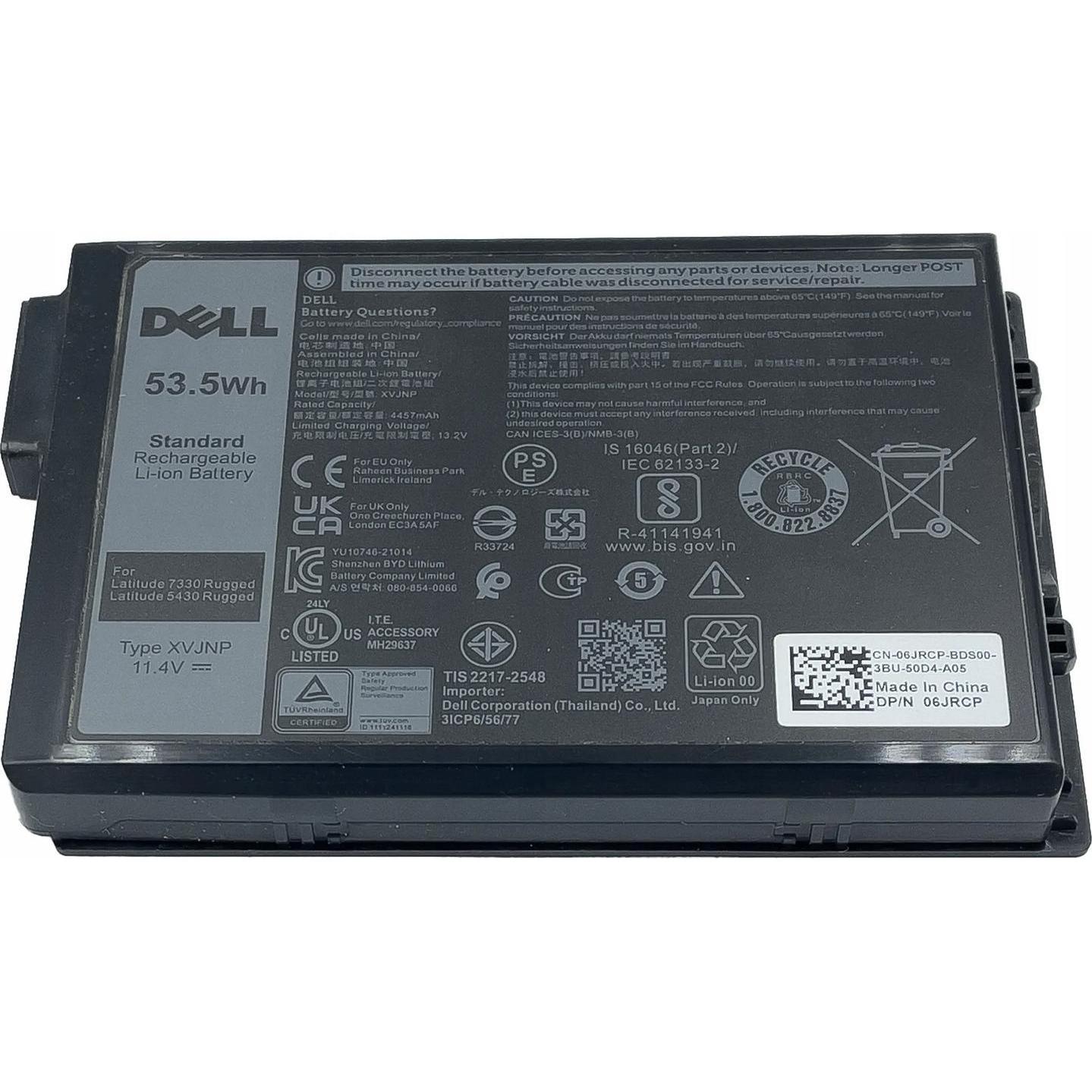 Dell BTRY,PRI,53.5WHR,3C,LITH,BYD (3 Zellen), Notebook Akku