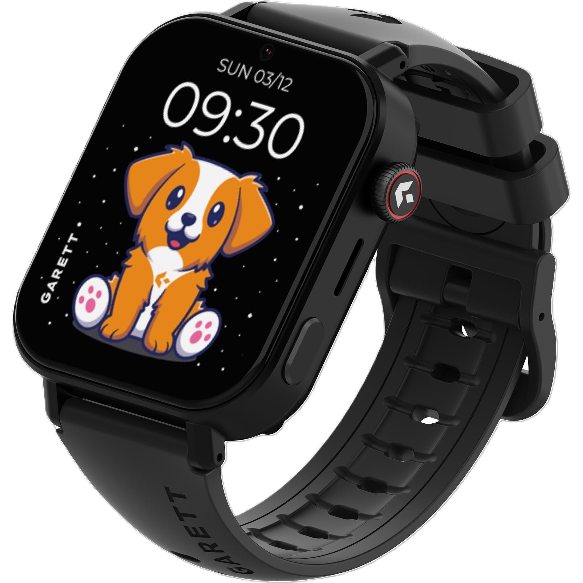 Garett Nero Smartwatch Bambini Rel 4G Černá (4G), Smartwatch