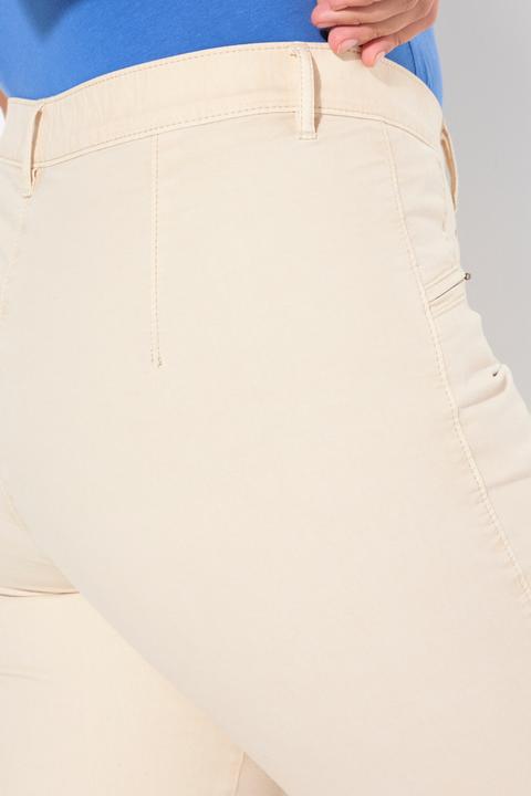 Immagine prodotto Ulla Popken Pantaloni elasticizzati modello Mony con taglio della gamba conico e tasche con zip (56)