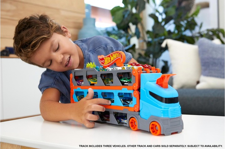 Image du produit Hot Wheels 2-in-1 Rennbahn-Transporter