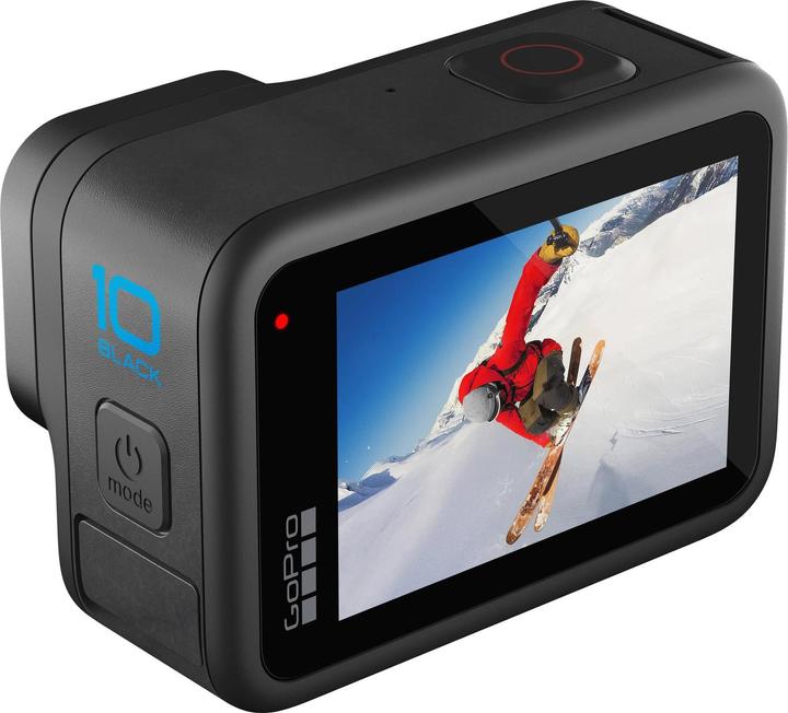 Actual product image GoPro HERO10 Black (incl. 128 GB MicroSDXC card) (60p, Bluetooth, Wi-Fi)