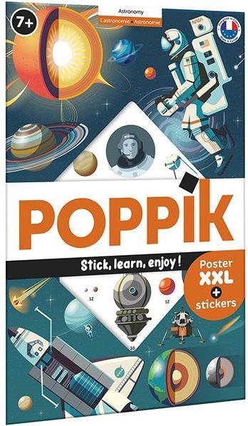 Actual product image Poppik Sticker Learning Poster Astronomy