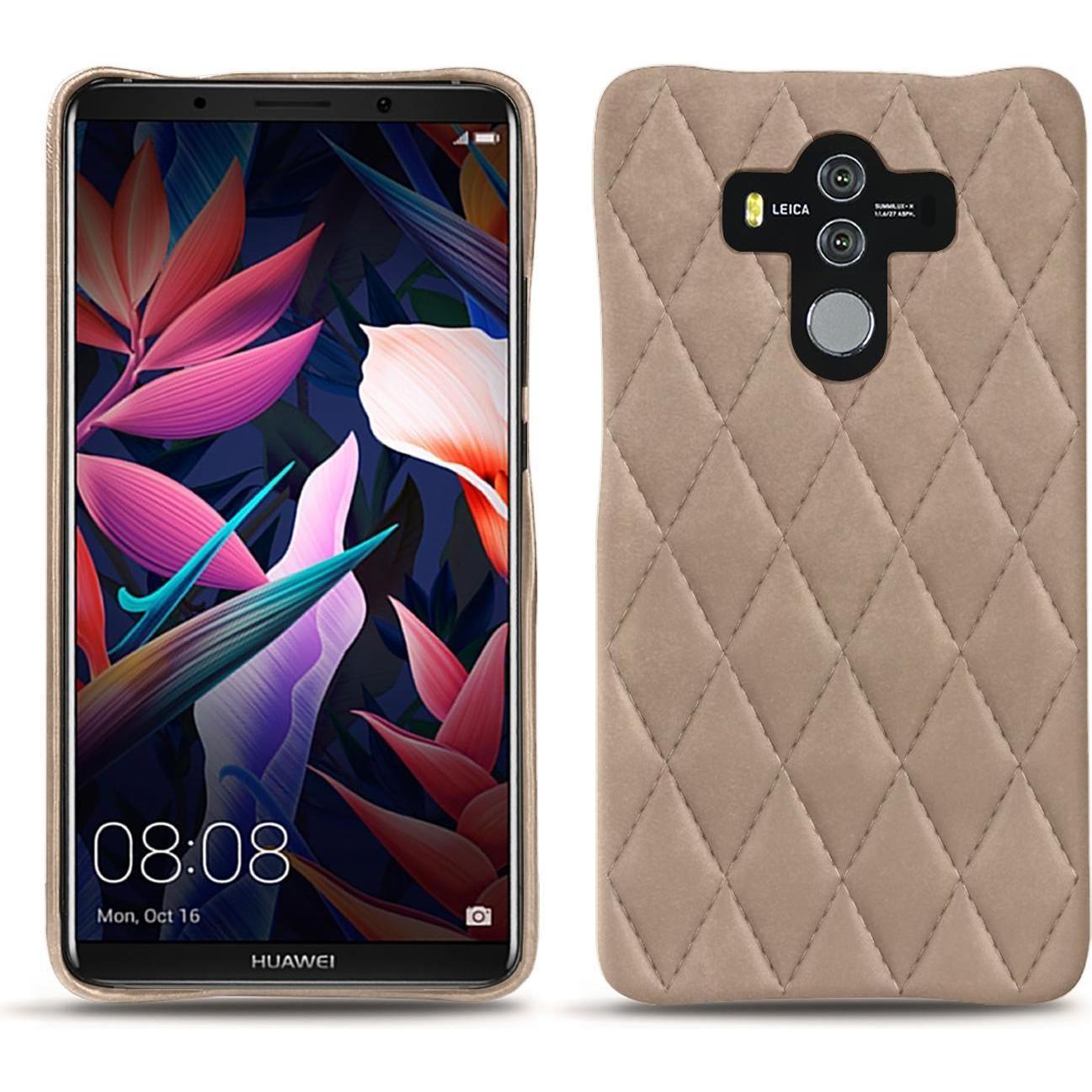 Thumbnail - Noreve Lederschutzhülle (Huawei Mate 10 Pro), Smartphone Hülle, Beige