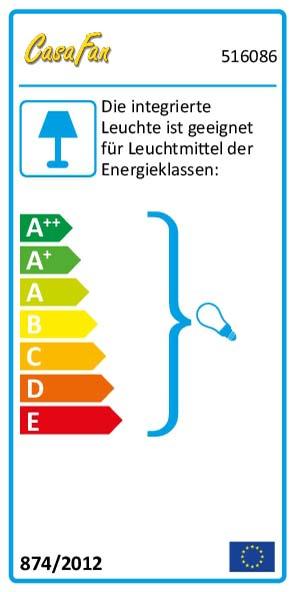 Energie-Label CasaFan Eco Aviatos (51.20 dB)