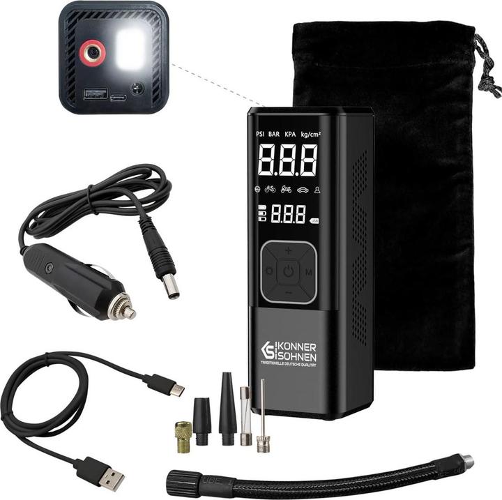 Könner & Söhnen Kompresor samochodowy KS P20 KÖNNER&SÖHNEN (10.34 Bar)