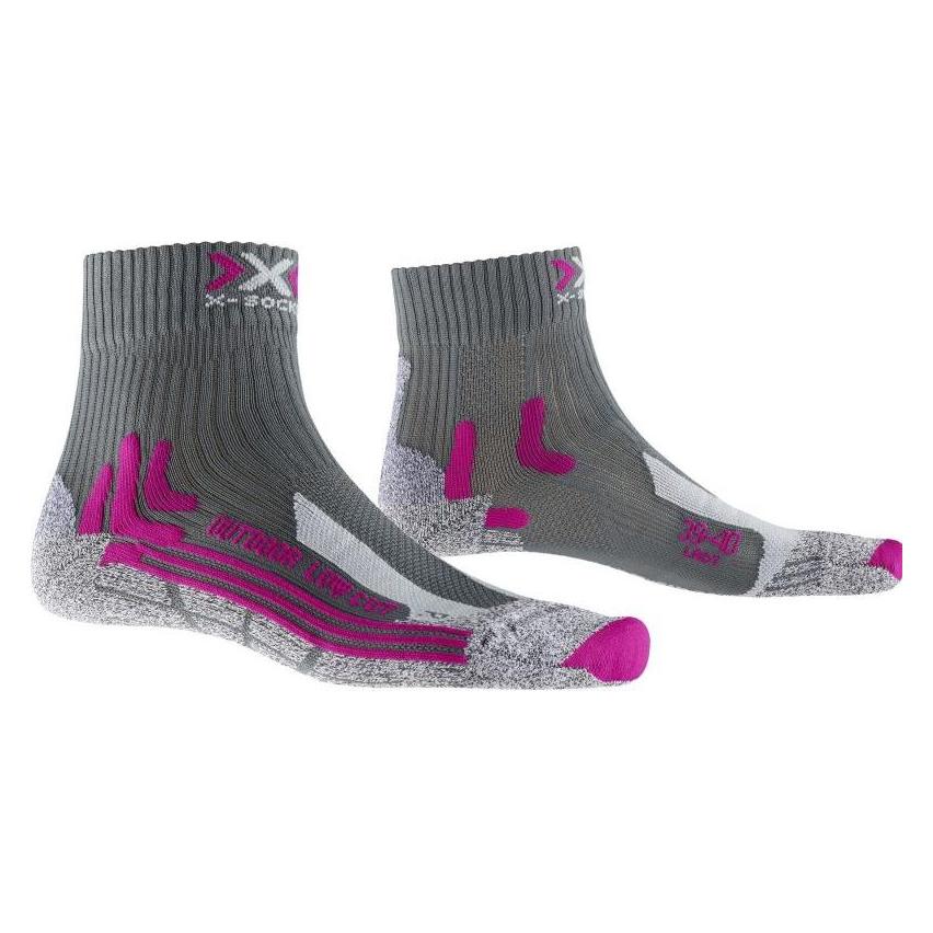 X-Bionic, Damen, Sportsocken, Trek Outdoor Low Cut Wmn Socks (35 - 36), Grau