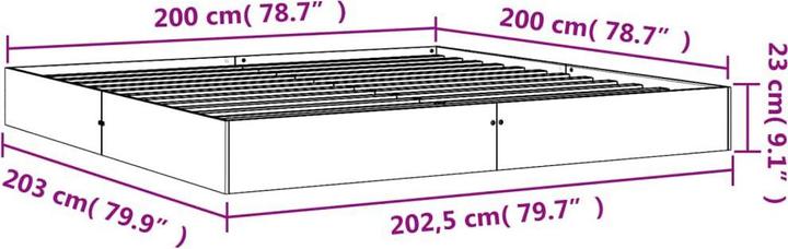 Image du produit vidaXL Bettrahmen (200 x 200 cm)