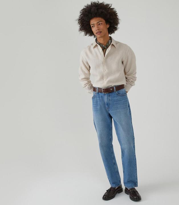 Produktbild La Redoute Collections Gerades Leinenhemd Signature mit langen Ärmeln (XL)