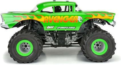 Actual product image Pro-Line 1957 Chevy Bel Air "Avenger Edition" Clear Body for Losi LMT, Crawler, 1/8 MT