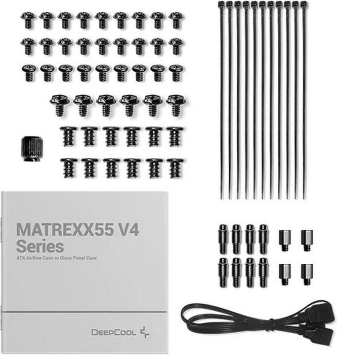 Actual product image Deepcool MATREXX 55 Mesh V4 C (mATX, Mini-ITX, ATX)