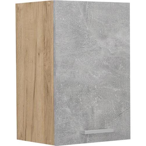 Thumbnail - Vicco, Regal, Hängeschrank R-Line, Beton/Goldkraft Eiche, 40 cm