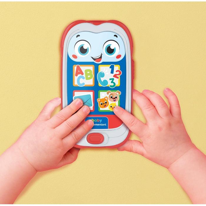 Produktbild Clementoni Baby Smartphone Rot – erstes Spielzeug für Kinder 6 Monate, Handyspiel, Musik, interaktiv