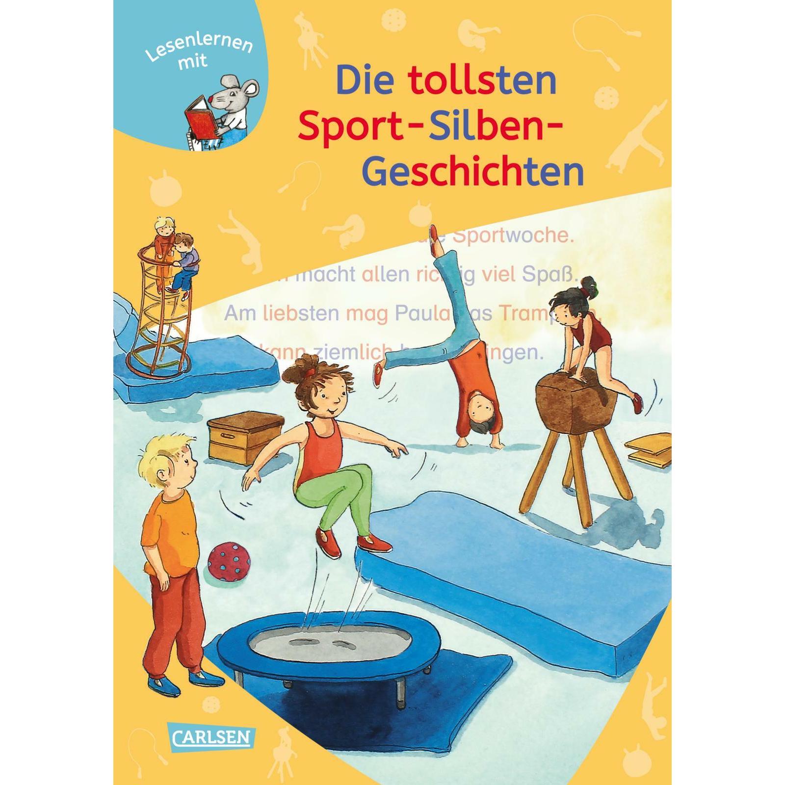 LESEMAUS zum Lesenlernen Sammelbände: Die tollsten Sport-Silben-Geschichten, Kinderbücher