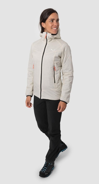 Actual product image Salewa Ortles Tirolwool Responsive Stretch Hooded Jacket Da (36, S)