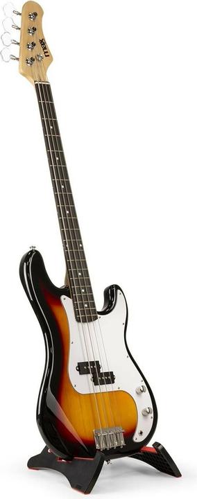 Immagine prodotto Max Music Basso elettrico GigKit Sunburst (Basso elettrico, Corpo in tiglio con collo in marmo duro)