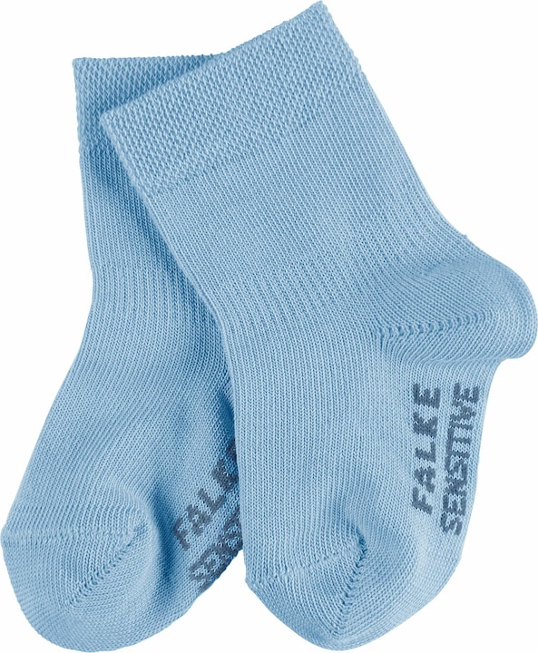 Image du produit Falke Sensitive (Lot de 3) Chaussettes bébés, couleur 6290 crystal blue, taille 74-80 (Une unité par pack, 74/80)