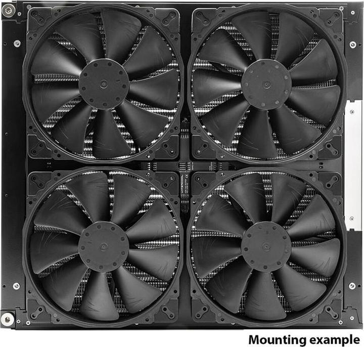 Actual product image Watercool MO-RA X-Splitter for Noctua NF-A20