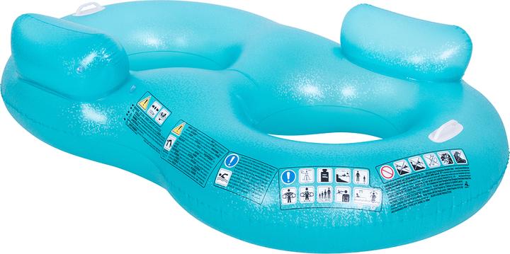 Actual product image Jilong INFLATABLE Couch STRAND CHAIR MOSAIC DUO 188x117CM 33061