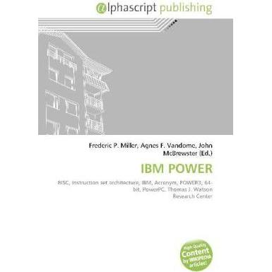 Ibm Power, Fachbücher von Agnes F. Vandome, Frederic P. Miller, John McBrewster