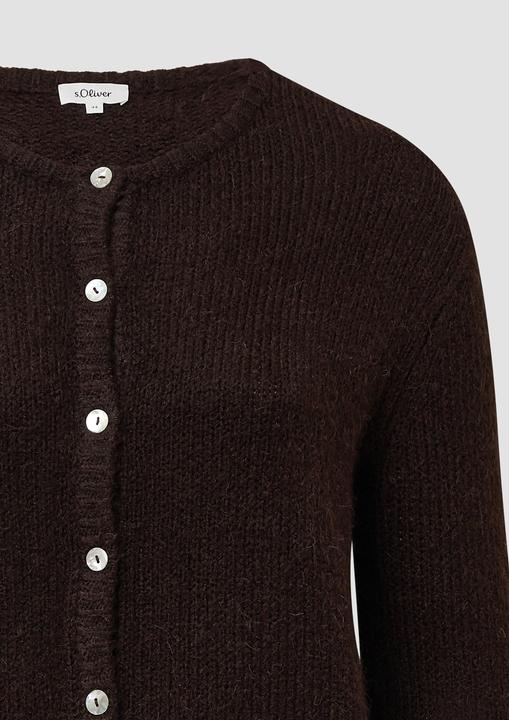 Produktbild s.Oliver Strickjacke Cardigan aus Alpakamix (54)