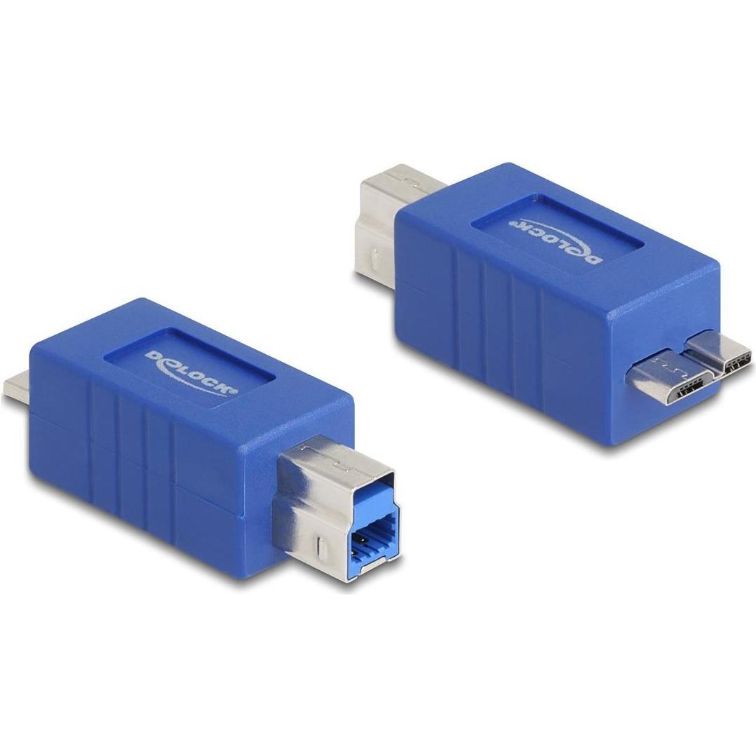 Delock USB 5 Gbps Adapter USB Typ-B Stecker zu USB Micro-B S, USB Kabel
