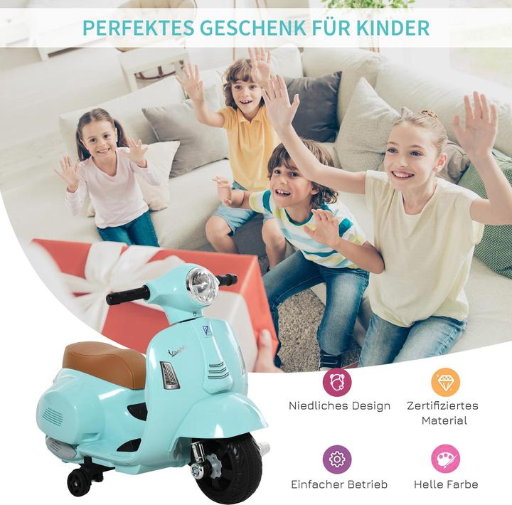 Image du produit Homcom Cyclomoteur pour enfants style Vespa (6 V)
