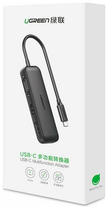 Produktbild Ugreen USB-C auf HDMI, VGA und DisplayPort Adapter