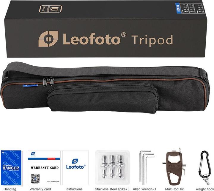 Actual product image Leofoto Ranger LS-323C (Carbon, Metal)