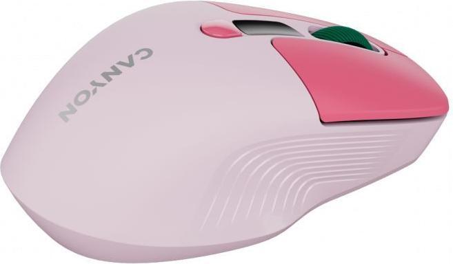 Produktbild Canyon Computer mouse mouse MW-26 LCD Silent Dual Mode Wireless Pink (Kabellos)