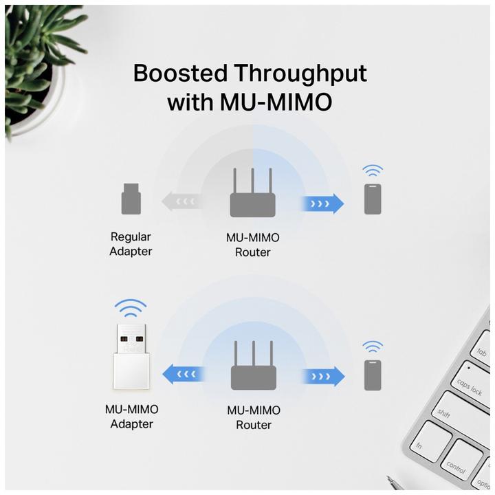 Produktbild Mercusys MA30N AC1200 Nano WiFi USB Adapter (USB)