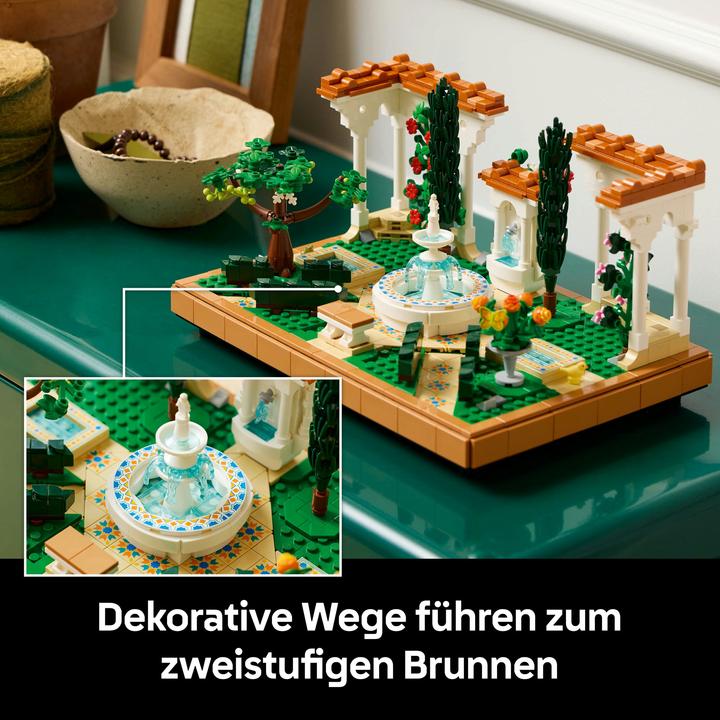 Image du produit LEGO Springbrunnen Garten (10359, LEGO Icons)