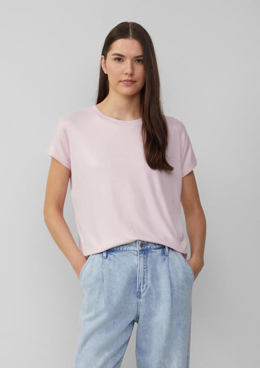 Image du produit S.Oliver T-Shirt Schimmerndes T-Shirt mit Ripp-Struktur (40)