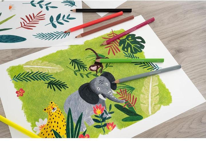 Produktbild EberhardFaber Farbstift Buntstifte 72x dick, weich, sortiert (72x)