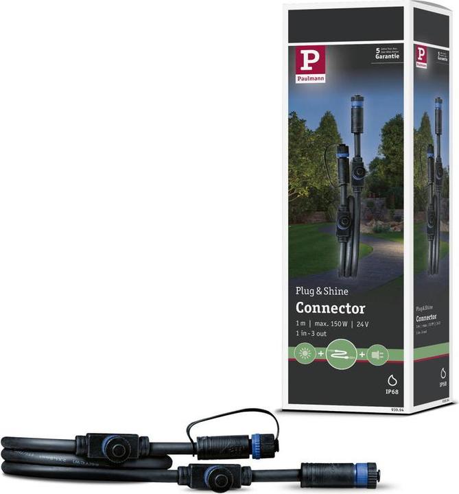 Actual product image Paulmann Outdoor Plug & Shine cable 1 in-3 out