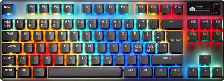 Image du produit SteelSeries | Clavier de jeu | Apex Pro TKL Gen 3 | ND Layout | Bluetooth | Black | 2.4 GHz / Bluetooth/ Wired (Filaire, Sans fil)