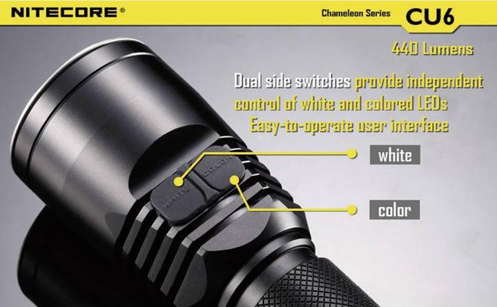 Image du produit Nitecore Chameleon CU6 avec LED UV (14.30 cm, 440 lm)