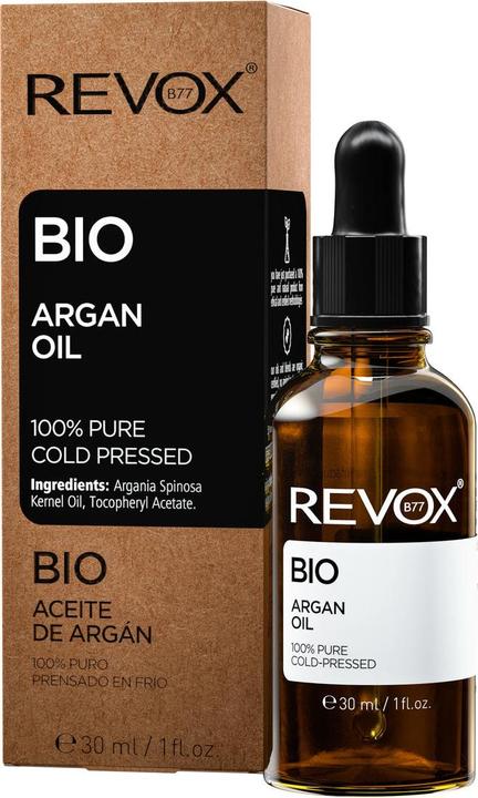 Revox Bio Argan Oil 100% Pure Cold Pressed for Face, Body, Hair (30 ml)