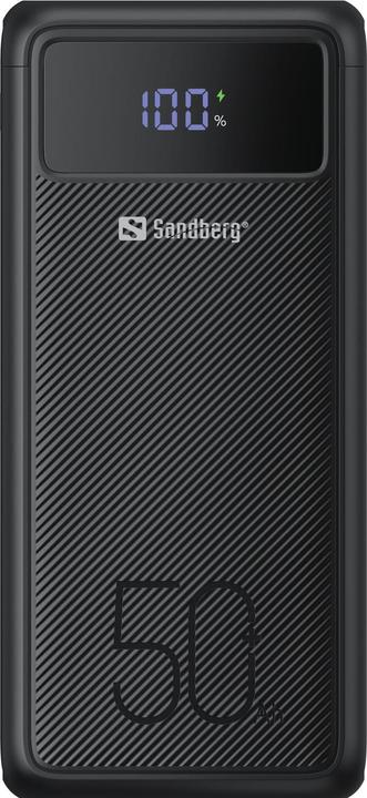 Image du produit Sandberg Banque d'alimentation (50000 mAh, 100 W, 185 Wh)