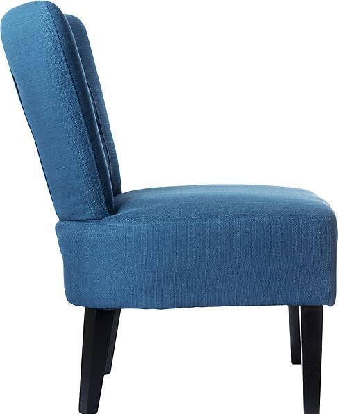 Immagine prodotto Paperflow Poltrona BRIGHTON, piedini in legno massello, blu.