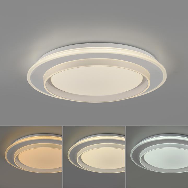 Produktbild Just Light LED Deckenlampe LAGO CCT dimmbar Fernbedienung rund 30min Timer, CCT (2700 lm)