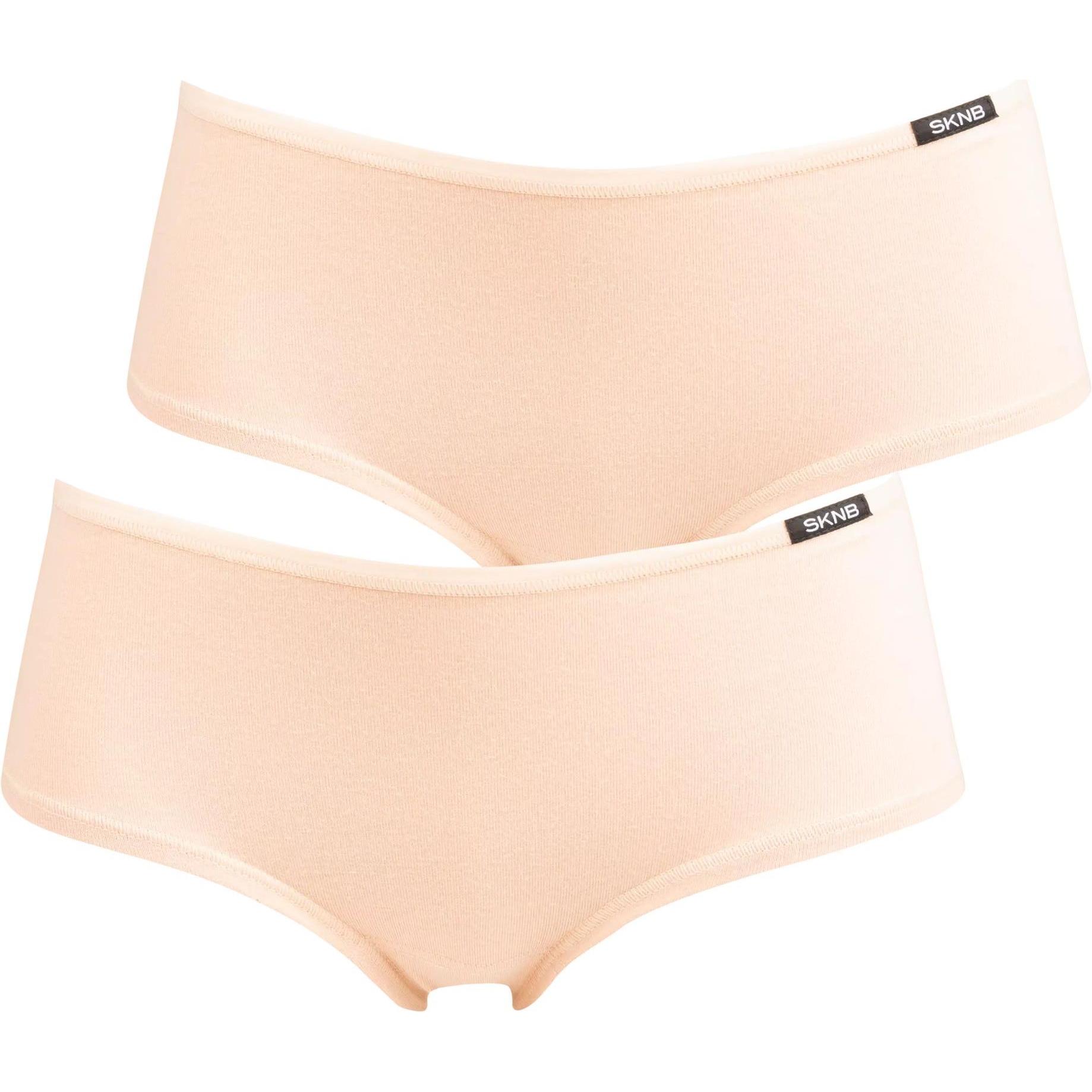 Skiny, Damen, Unterhosen, Slip Casual Bequem sitzend, Beige, (42, 2er Pack)