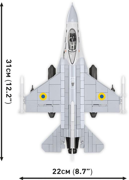Produktbild Cobi 5893 - 500 PCS ARMED FORCES /5893/ F-16C FIGHTING FALCON (UA)