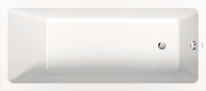 Produktbild Duravit Badewanne No 1 1 Rückenschrägen weiss 1700x750mm (145 l, 170 cm, 75 cm)