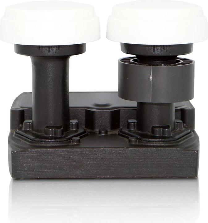 Produktbild FTE Premium Monoblock Quad LNB Sat-Antenne (4-Teilnehmeranschluss, Zwei-Satelliten-Positionen, HD 1080 (Quad LNB)