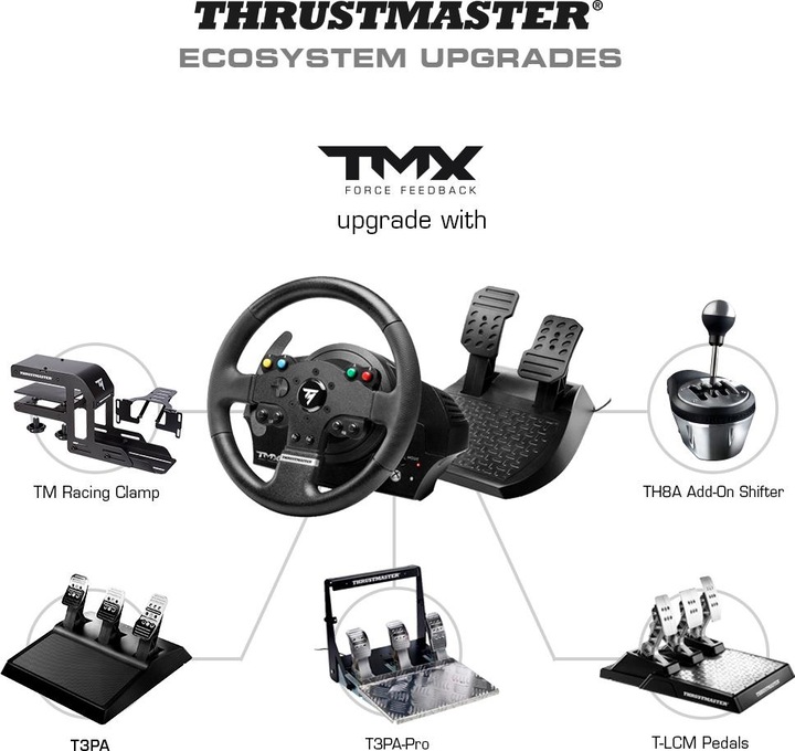 Immagine prodotto Thrustmaster TMX Wheel Force Feedback (Xbox Serie S, Xbox One S, PC, Xbox One X, Xbox Series X)